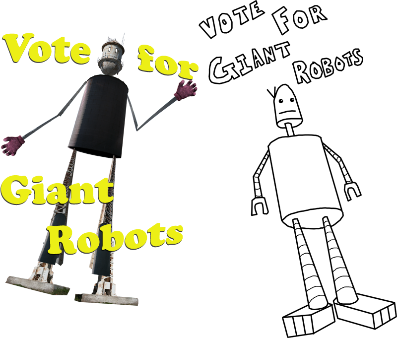 Vote For 2 Giant Robots